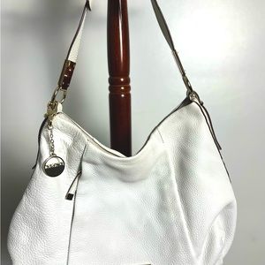 DKNY Leather White DKNY Chain Purse - Women | Color: White | Size: L